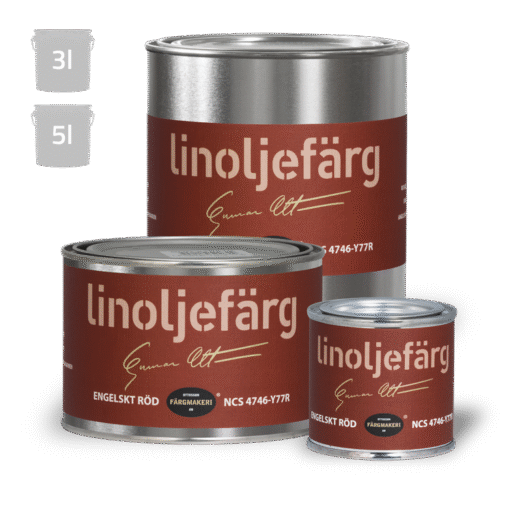 Linoljefärg 1A-48A Engelskt Röd - Bild 1