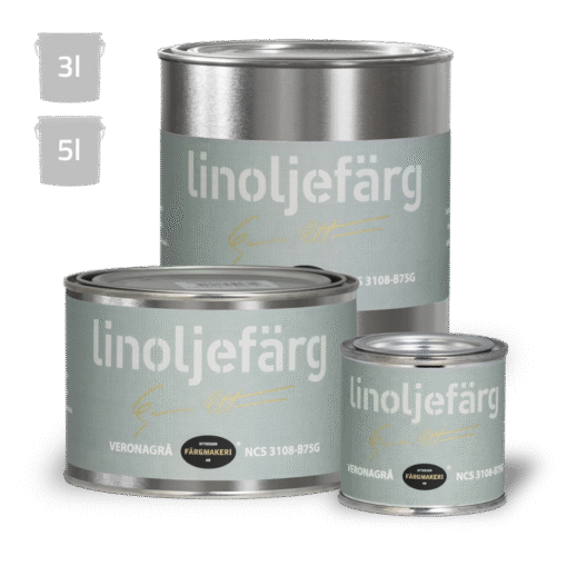 Linoljefärg 4B-264 Veronagrå - Bild 1