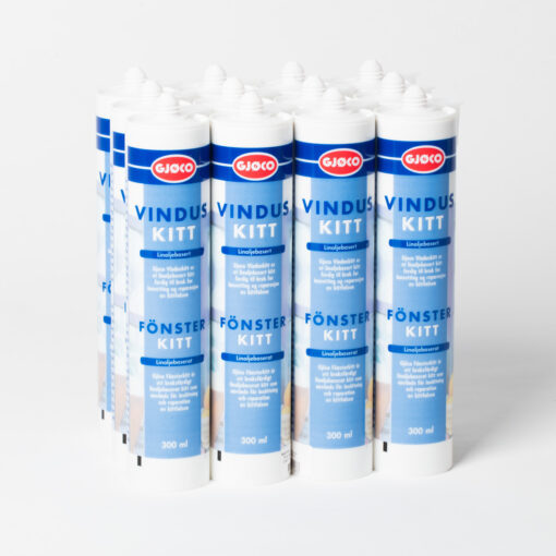 Linseed oil putty/Window putty förp. 12 st. x 300 ml patron - Image 1